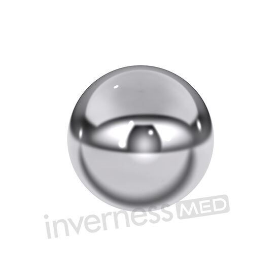 Inverness Med 111 Ball Long Post - 4mm Titanium