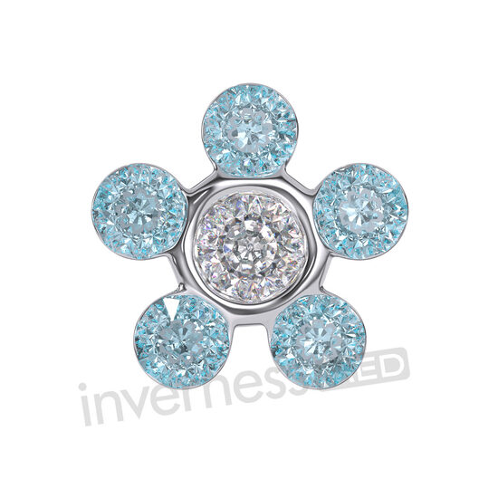 Inverness Med 117С Fiore Acqua/Cristallo - 5mm  Niobio