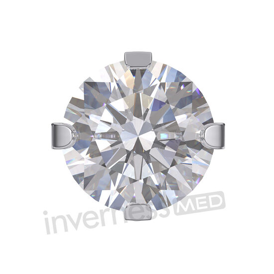 Inverness Med  181 Cubic Zirconia Tiffany - 5mm Stainless Steel