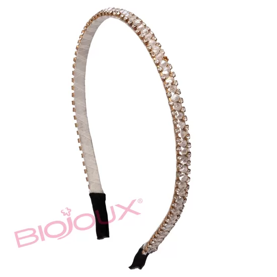 CERCHIETTO Back/White Crystal 0,7cm
