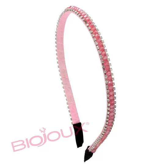CERCHIETTO KIDS Pink/White Crystal 0,7cm